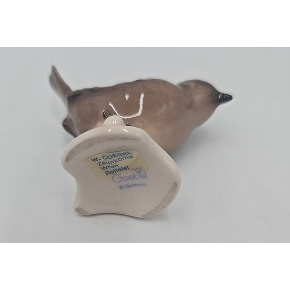 RARE W. Goebel Zaunkoniq Wren Roitelet Bird Vintage 1980's 90's - Picture 6 of 9